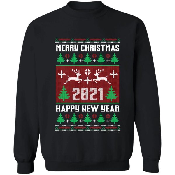 merry christmas happy new year 2021 cute funny hunting lovers christmas gift dogs hunting saying quotes sweatshirt