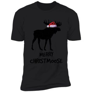 merry christmoose: funny merry christmas for moose lovers shirt