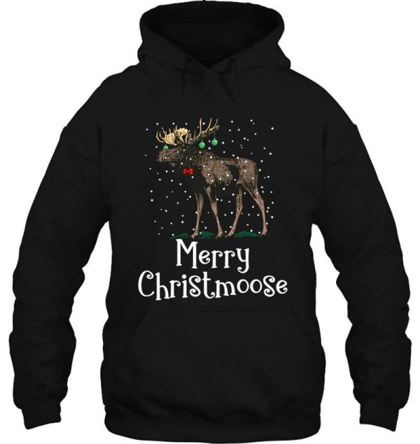 merry christmoose hoodie