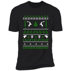 merry deers ugly christmas sweater funny tshirt shirt