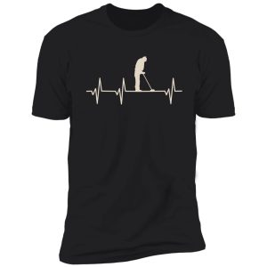 metal detecting heartbeat pulse gift for metal detectors shirt