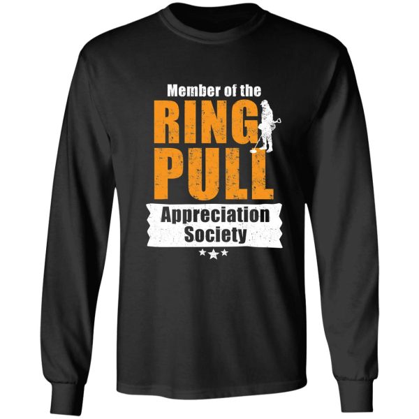 metal detecting tshirt - great gift for treausre hunters and metal detectorists long sleeve