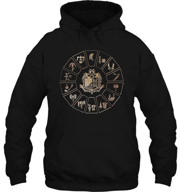 mhw weapon wheel hoodie