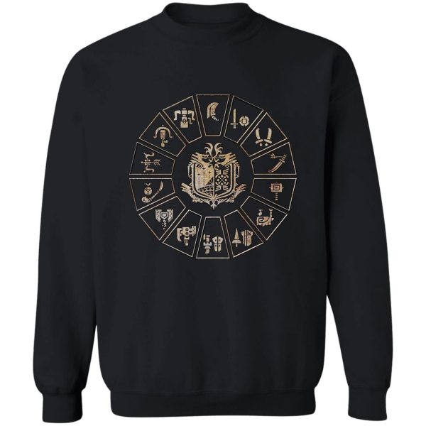 mhw weapon wheel sweatshirt