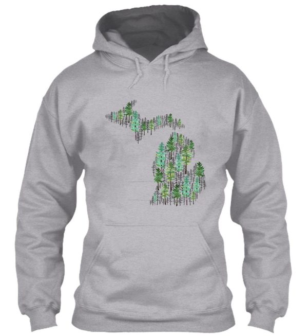 michigan forest hoodie