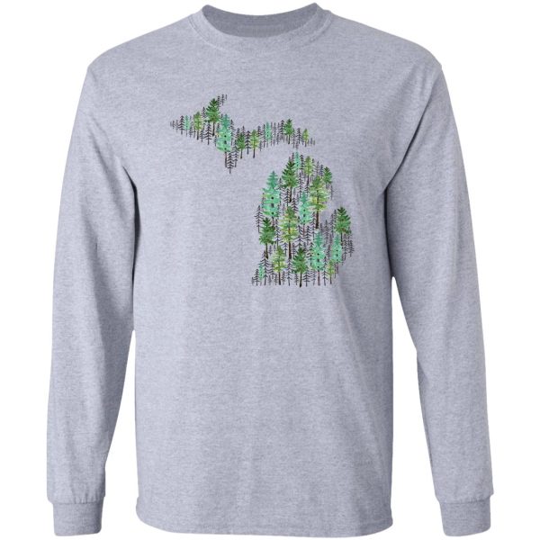 michigan forest long sleeve