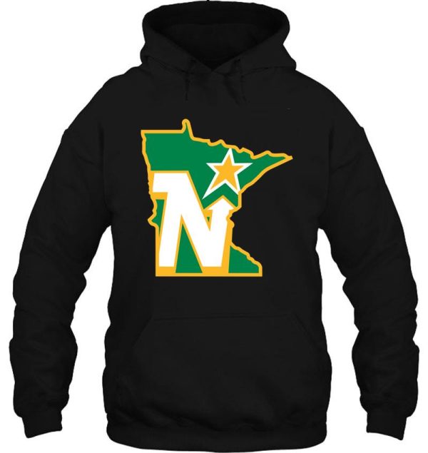 mn north star outline hoodie