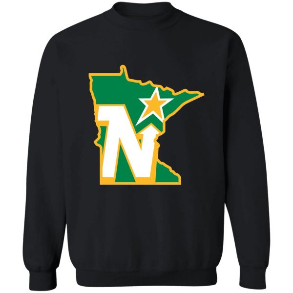 mn north star outline sweatshirt