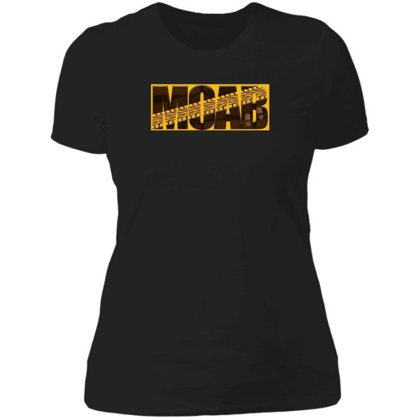 moab ut adventure lady t-shirt