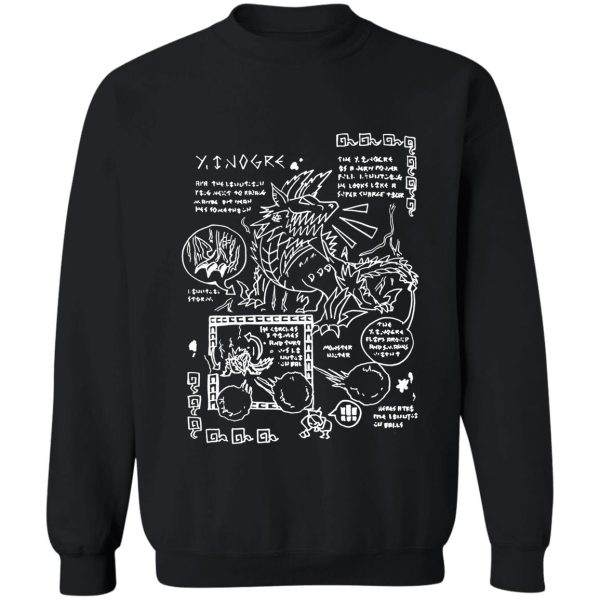 monster hunter - zinogre sweatshirt