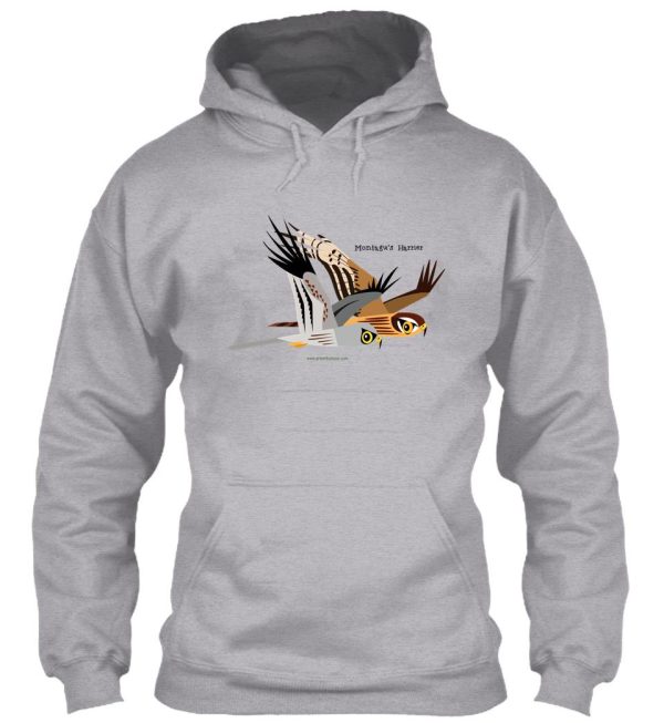 montagu's harrier caricature hoodie