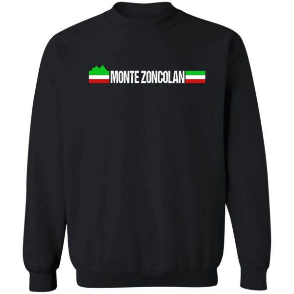 monte zoncolan italian cycling sweatshirt