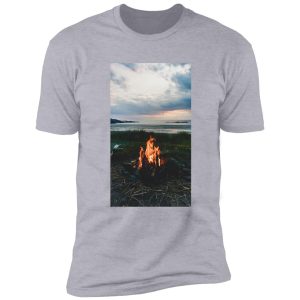 moody beach campfire shirt