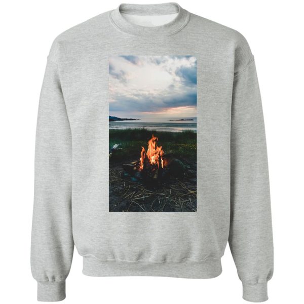 moody beach campfire sweatshirt