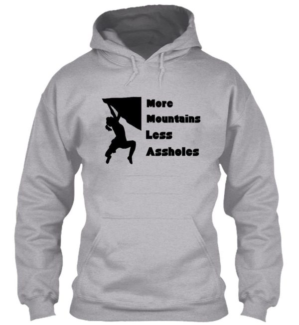 more mountains less assholes camping funny sayings mens and women gift ideas jokes design fun camping hoodie