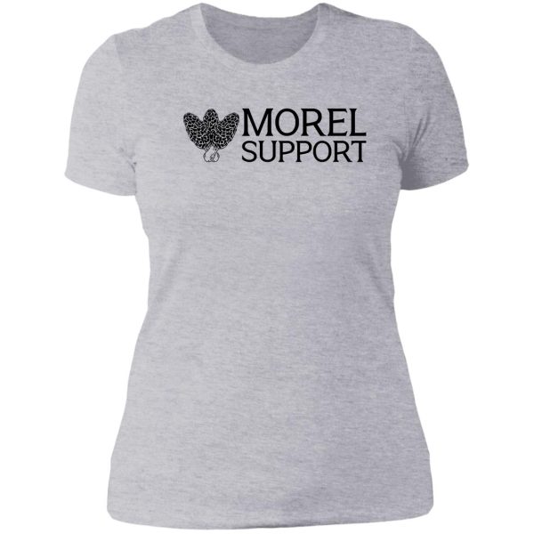morel support lady t-shirt