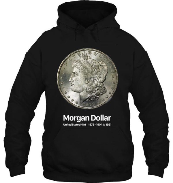 morgan dollar - coin collector collecting hoodie