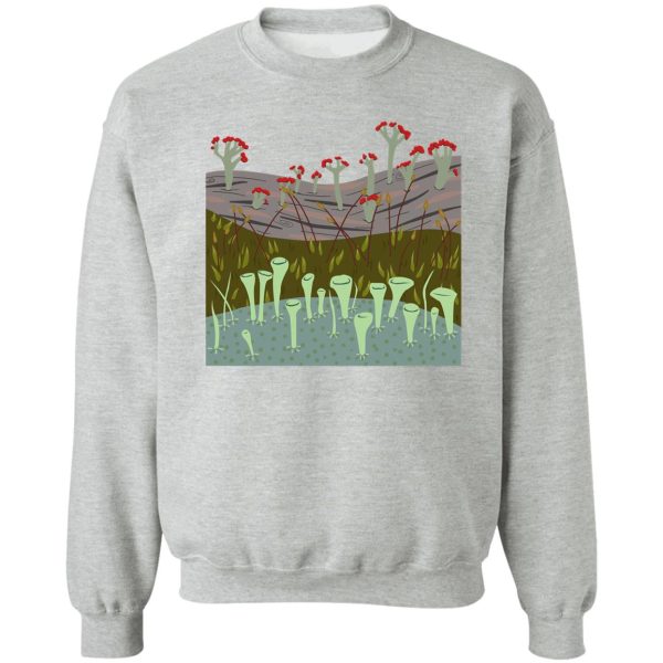 moss with lichens sweatshirt