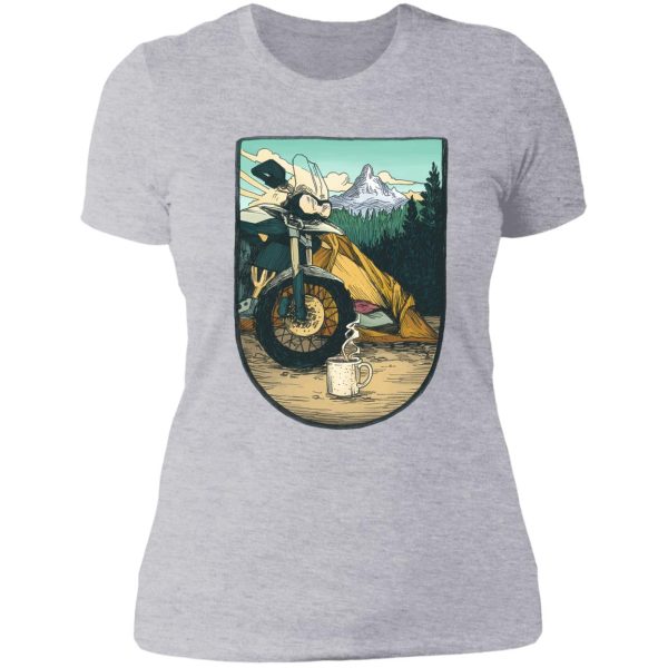 moto camp life lady t-shirt