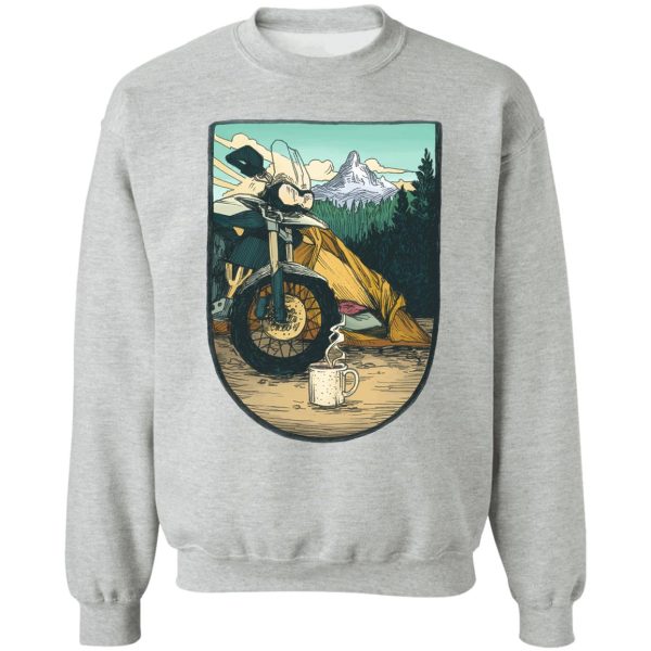 moto camp life sweatshirt