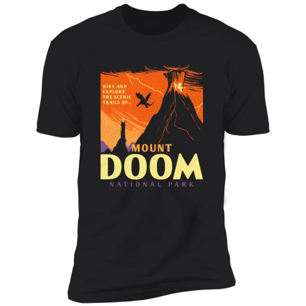 mount doom national park shirt