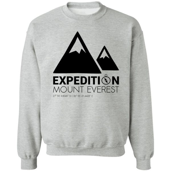 mount everest expedition sweatshirt