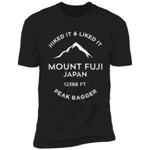 mount fuji japan-hiking shirt