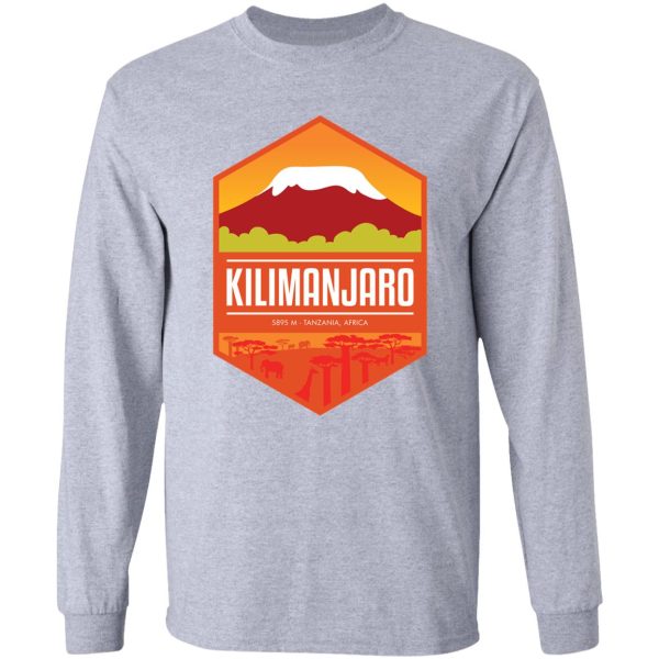 mount kilimanjaro - tanzania africa long sleeve