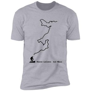 mount leconte hiking trail shirt