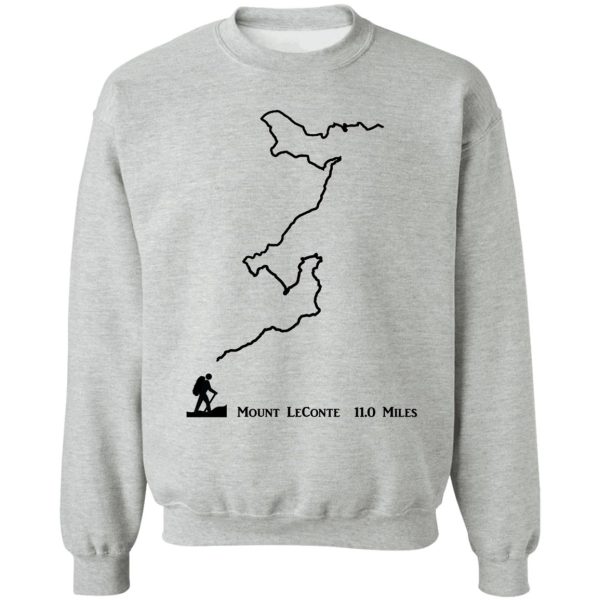 mount leconte hiking trail sweatshirt