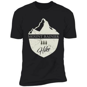 mount rainer washington mountain hike shirt