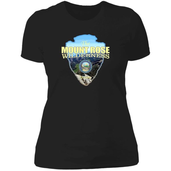 mount rose wilderness (arrowhead) lady t-shirt