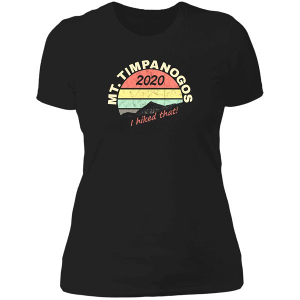 mount timpanogos 2020 hiking lady t-shirt