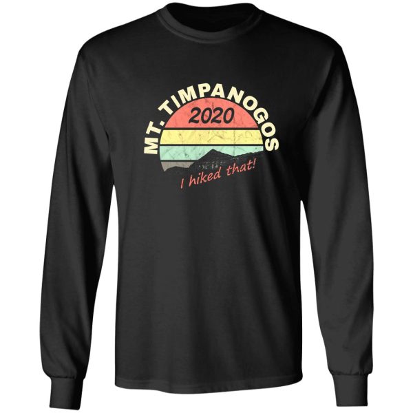 mount timpanogos 2020 hiking long sleeve