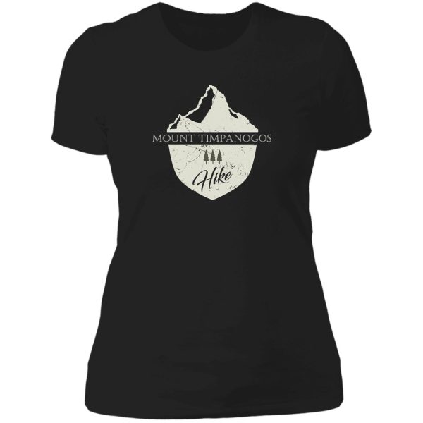 mount timpanogos utah mountain hike lady t-shirt