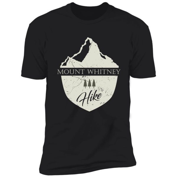 mount whitney california mountain hike shirt