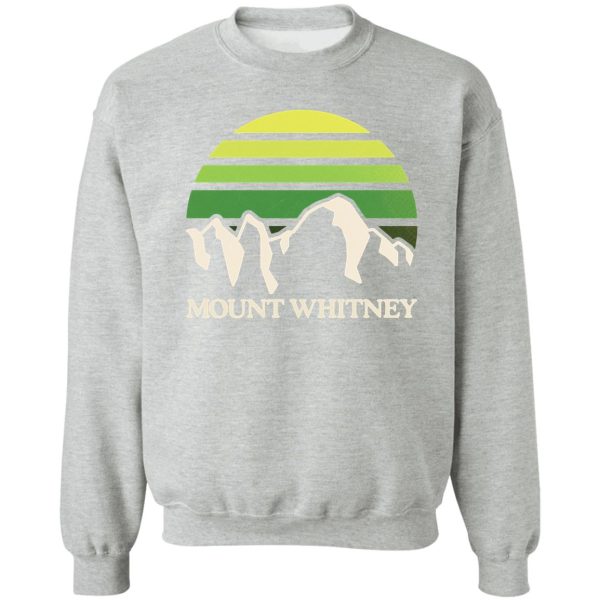 mount whitney mountain sun sweatshirt