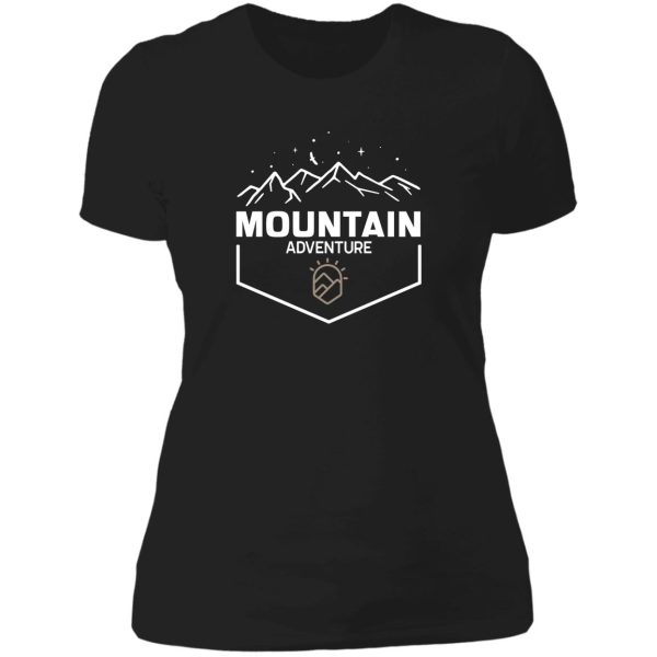 mountain adventure lady t-shirt