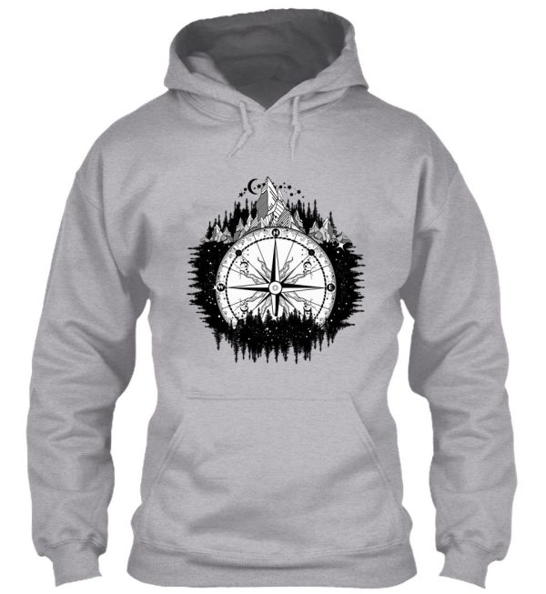mountain and compass hoodie
