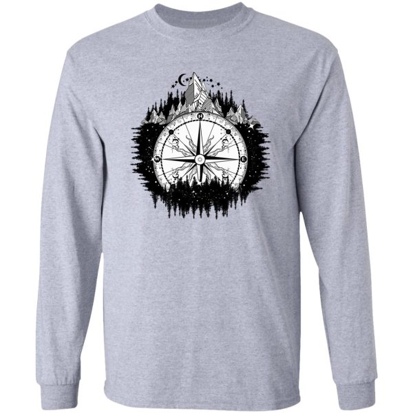 mountain and compass long sleeve