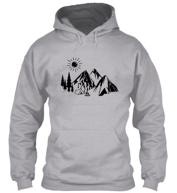 mountain campfire hoodie