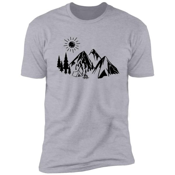 mountain campfire shirt