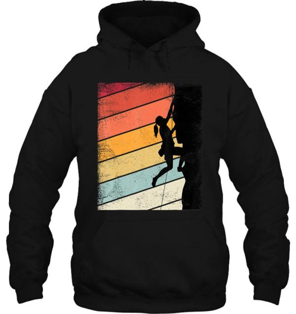 mountain climbing graphic women girls hoodie