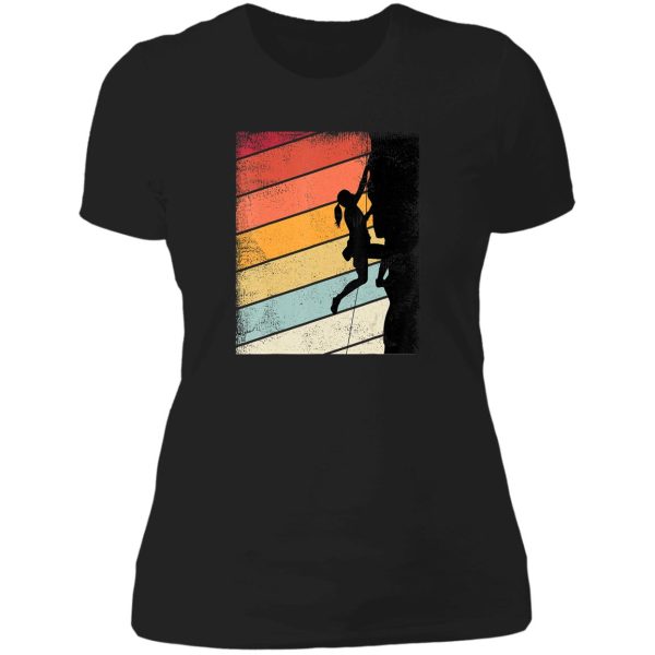 mountain climbing graphic women girls lady t-shirt