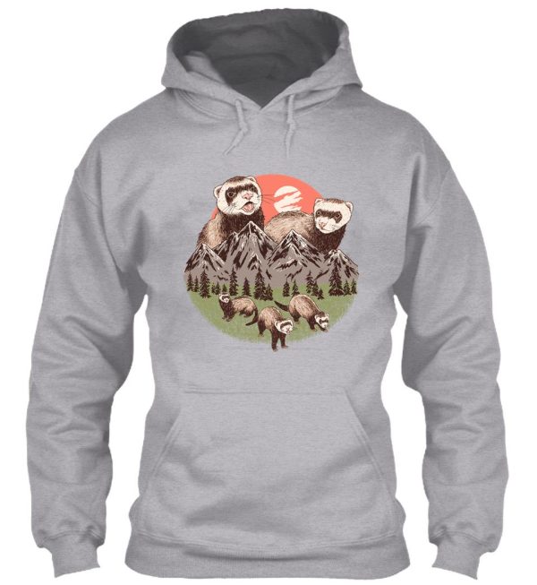 mountain ferrets hoodie