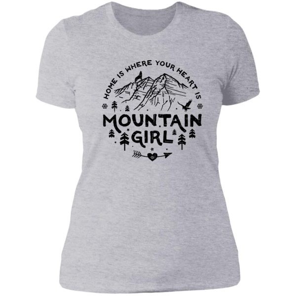 mountain girl lady t-shirt