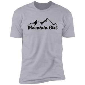 mountain girl mountains skiing hiking climbing camping national park shirt
