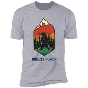 mountain grizzly power design shirt