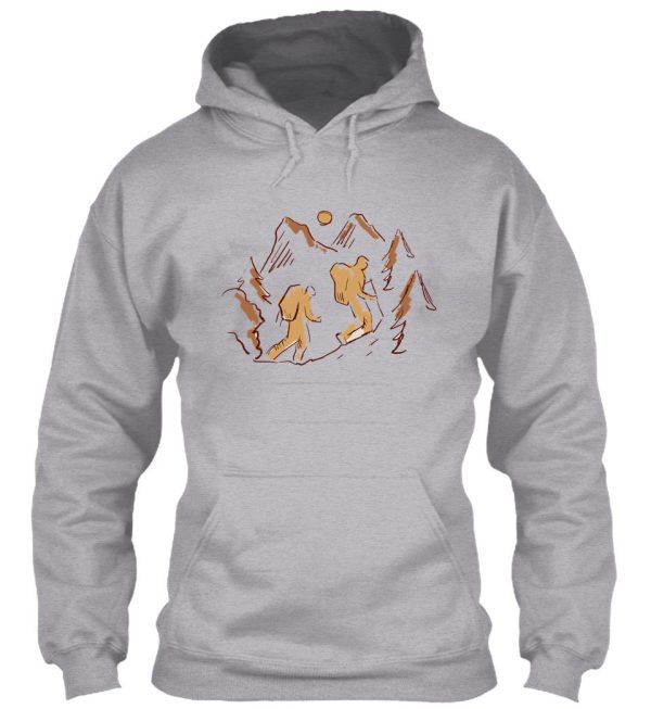 mountain hiking for camp lovers hoodie