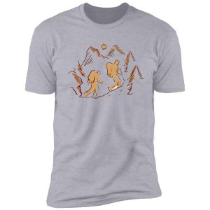 mountain hiking for camp lovers shirt